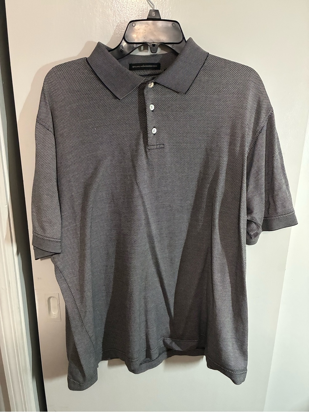 Men's Gray Polo Shirt - Classic Short Sleeve